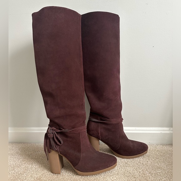Pierre Hardy Shoes - Pierre Hardy boho chic , knee high suede boots- worn once great condition